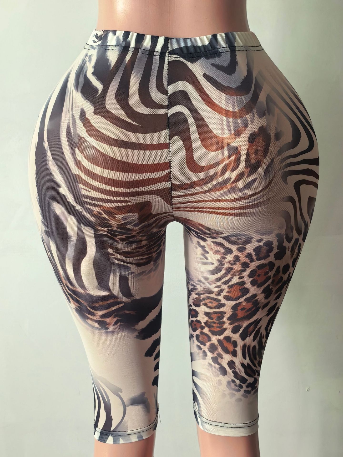 Pantalones Capri de malla con  - Zebra Tablet Accessories reseña y precio